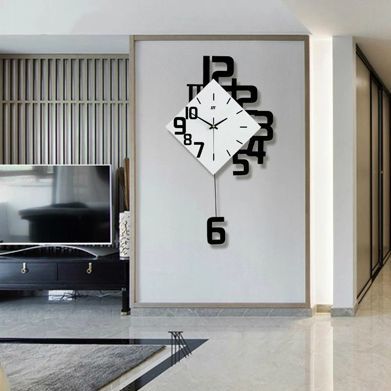 50cm Swing Wall Clock Modern Design Nordic Wall Clocks Fashion Creative Silent Quartz Watches Home Bedroom Living Room Decor
50cm Swing Wall Clock Modern Design Nordic Wall Clocks Fashion Creative Silent Quartz Watches Home Bedroom Living Room Decor