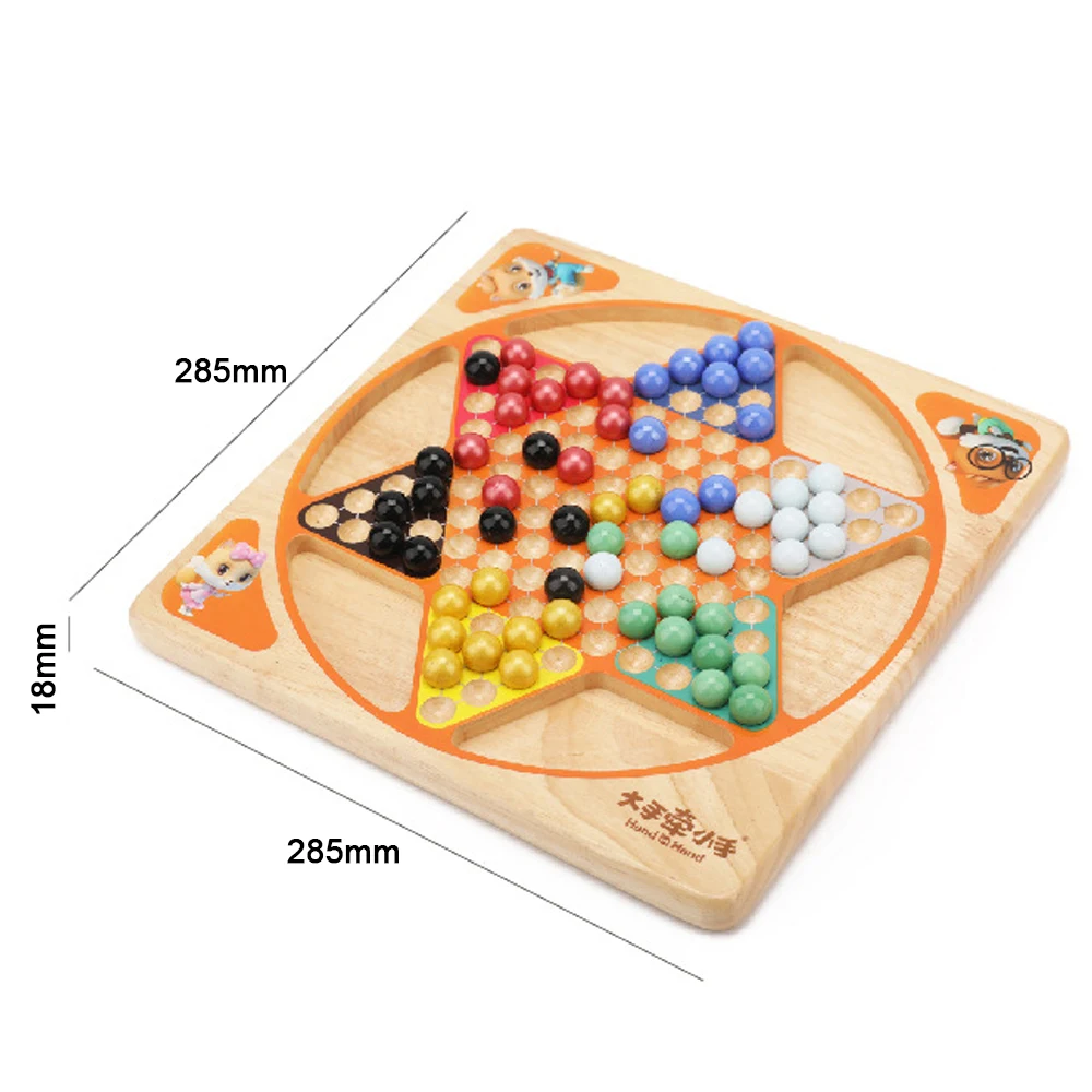 Wooden Toys 2-in-1 Chess Checkers Multi-function Game Children's Wooden Checkers Educational Toys Parent-child Interactive Game 
Wooden Toys 2-in-1 Chess Checkers Multi-function Game Children's Wooden Checkers Educational Toys Parent-child Interactive Game