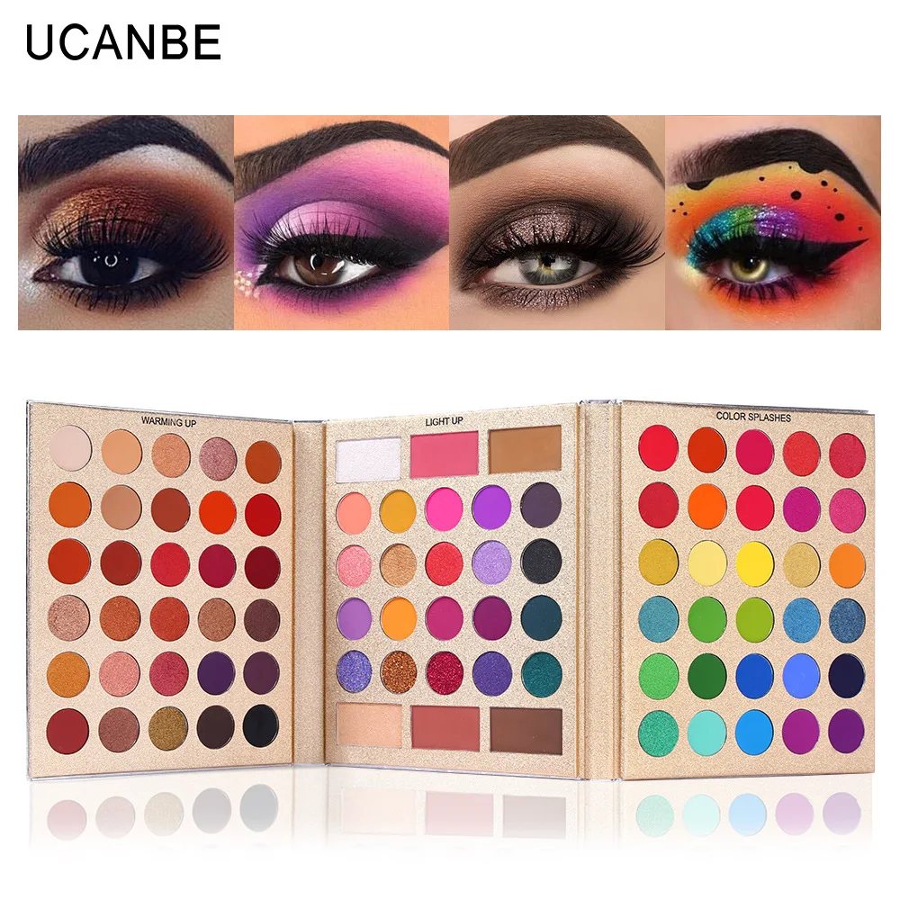 UCANBE Cosmetic 86 Colors Makeup Eyeshadow Palette Shimmer Matte Eye Shadow with Highlighter Contour Blusher Makeup Set
UCANBE Cosmetic 86 Colors Makeup Eyeshadow Palette Shimmer Matte Eye Shadow with Highlighter Contour Blusher Makeup Set