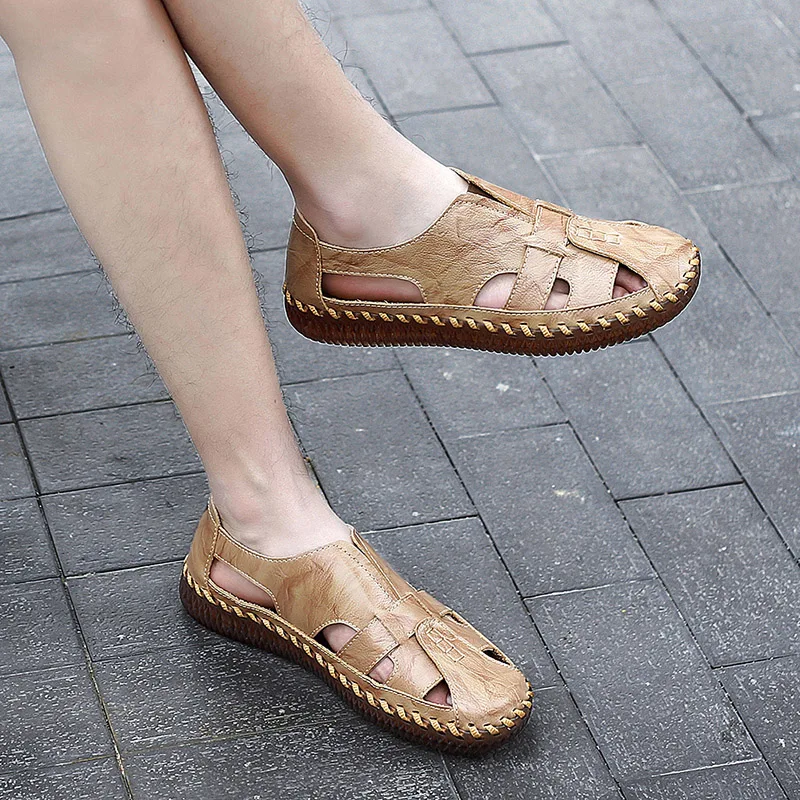 Sports Sandals Men Slippers Sandals Mens Outdoor Beach Leather Men's Summer Sandalias Playa Mujer For Couple Wear Shoes
Sports Sandals Men Slippers Sandals Mens Outdoor Beach Leather Men's Summer Sandalias Playa Mujer For Couple Wear Shoes