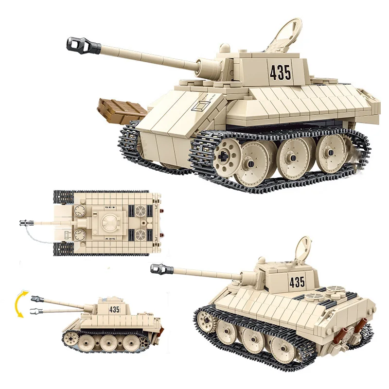 Военная серия Вторая мировая война немецкий Леопардовый свет разведывательный танк DIY модель строительные блоки игрушки подарки 
Военная серия Вторая мировая война немецкий Леопардовый свет разведывательный танк DIY модель строительные блоки игрушки подарки