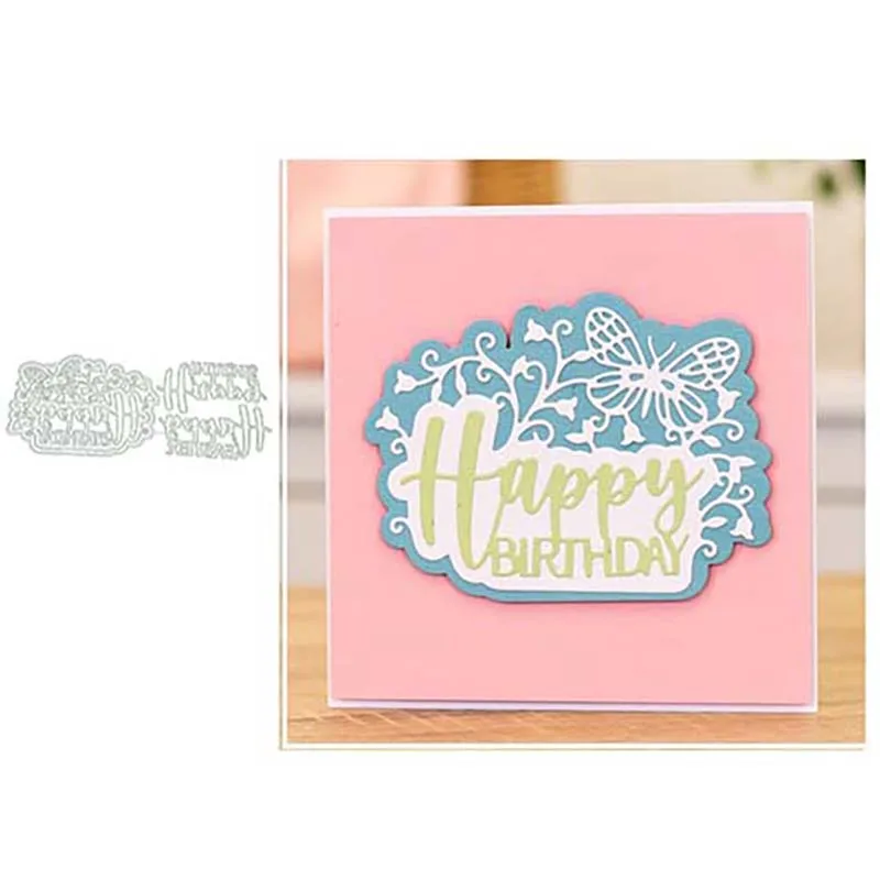 Wreath DIY Happy BIRTHDAY EASTER Letters Metal Cutting Dies Stencil Craft Die Cut Mould Decor Template Scrapbooking Model Mold
Wreath DIY Happy BIRTHDAY EASTER Letters Metal Cutting Dies Stencil Craft Die Cut Mould Decor Template Scrapbooking Model Mold