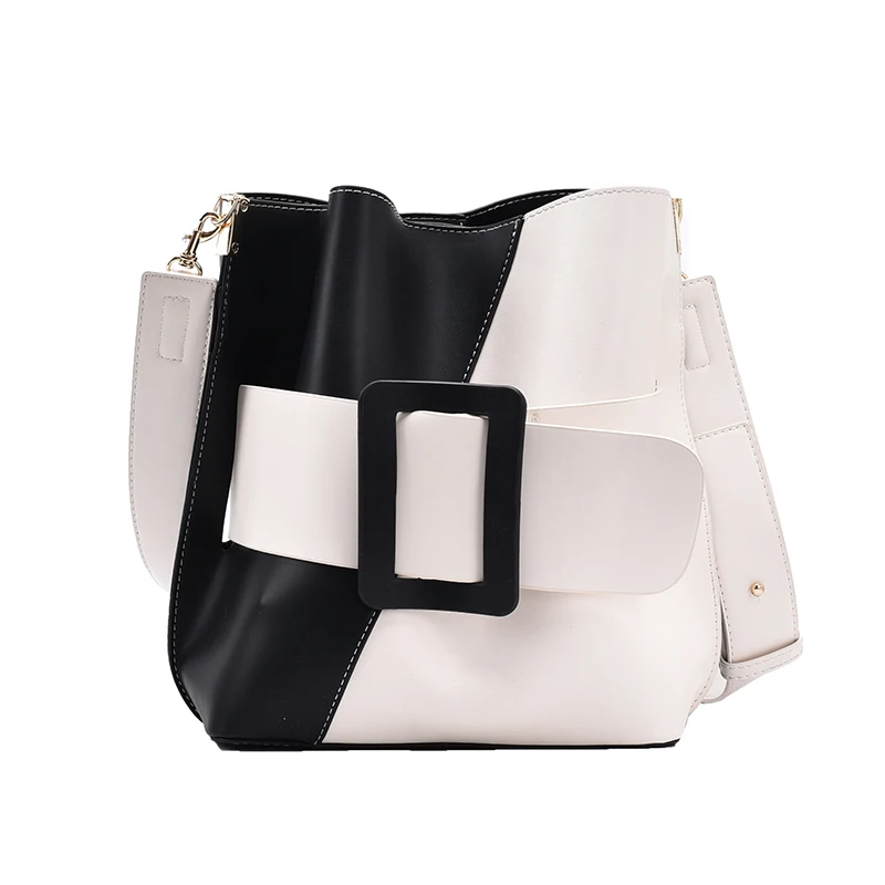 High quality wide shoulder shoulder bag 2020 new fashion contrast color large capacity women's designer messenger bucket bag
High quality wide shoulder shoulder bag 2020 new fashion contrast color large capacity women's designer messenger bucket bag