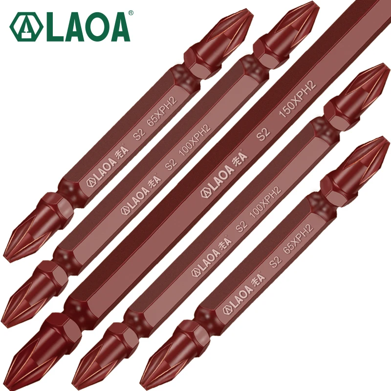 LAOA Ph2 электрическая отвертка бит 1 шт. S2 легированная сталь 65 мм/100 мм/150 мм/200 мм/250