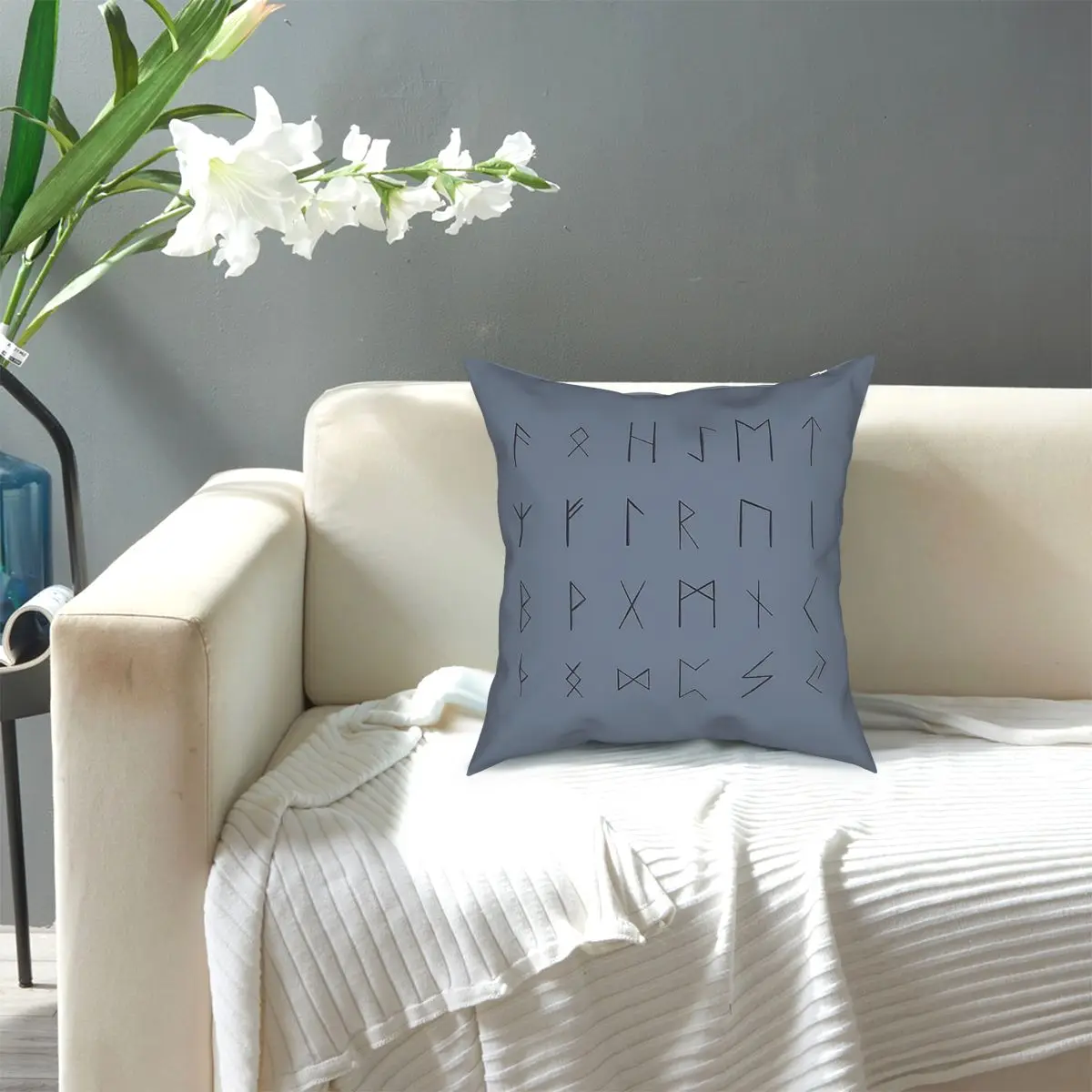 Divination Runes Nordic Runes Square Pillow Case Cushions for Sofa Customized Pillowcover Home Decor
Divination Runes Nordic Runes Square Pillow Case Cushions for Sofa Customized Pillowcover Home Decor