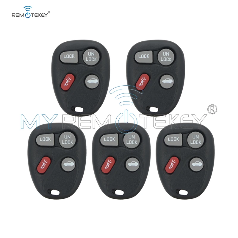 Remtekey 5pcs KOBUT1BT Replacement key shell 4 button for GM fob case key control
Remtekey 5pcs KOBUT1BT Replacement key shell 4 button for GM fob case key control