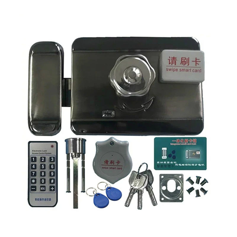 Electric Door & gate lock castle Access Control Electronic integrated RFID Door Rim lock remote control Optional
Electric Door & gate lock castle Access Control Electronic integrated RFID Door Rim lock remote control Optional