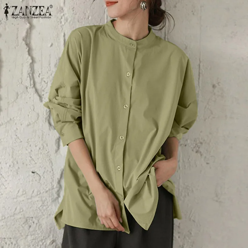 Solid High Low Button Cuff Chemise Elegant Casual Loose Holiday Female Shirt Tops Autumn Women Full Sleeve Blouse O-Neck
Solid High Low Button Cuff Chemise Elegant Casual Loose Holiday Female Shirt Tops Autumn Women Full Sleeve Blouse O-Neck