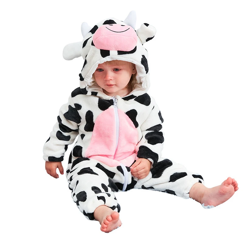 Cute Kids Hooded Romper Double Zipper Autumn Winter Warm Baby Jumpsuit Animal Cosplay Toddler Pajamas Boy Girl Christmas Costume
Cute Kids Hooded Romper Double Zipper Autumn Winter Warm Baby Jumpsuit Animal Cosplay Toddler Pajamas Boy Girl Christmas Costume