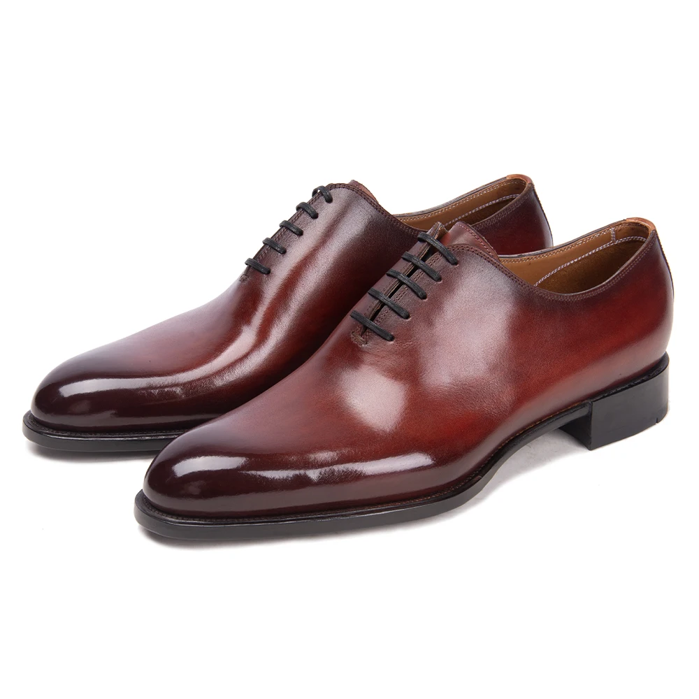 Leather shoes men's Oxford calfskin embossed crocodile pattern dress shoes Goodyear Welted high quality handmade luxury shoes
Leather shoes men's Oxford calfskin embossed crocodile pattern dress shoes Goodyear Welted high quality handmade luxury shoes