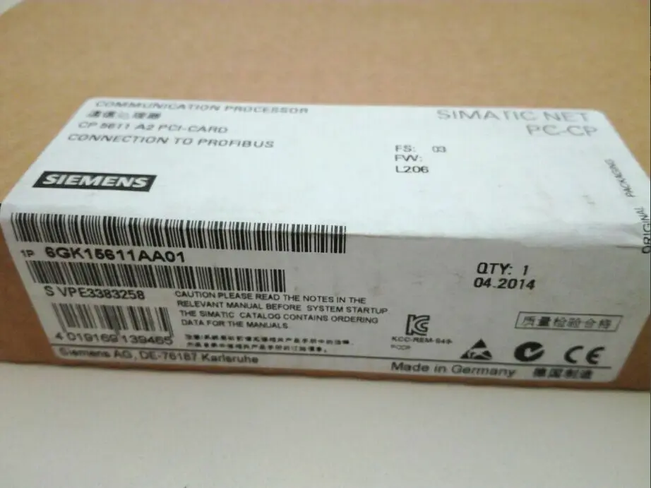 PCI-карта Siemens Profibus/мпай 6GK1561-1AA01 CP5611 новинка бесплатная доставка | Безопасность и
