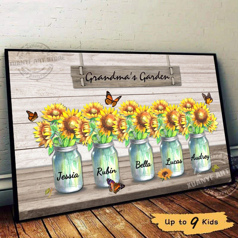 Ваза для сада бабушки с подсолнухами, индивидуальное название, Настенная фотокартина на холсте с цветами для домашнего декора
Ваза для сада бабушки с подсолнухами, индивидуальное название, Настенная фотокартина на холсте с цветами для домашнего декора