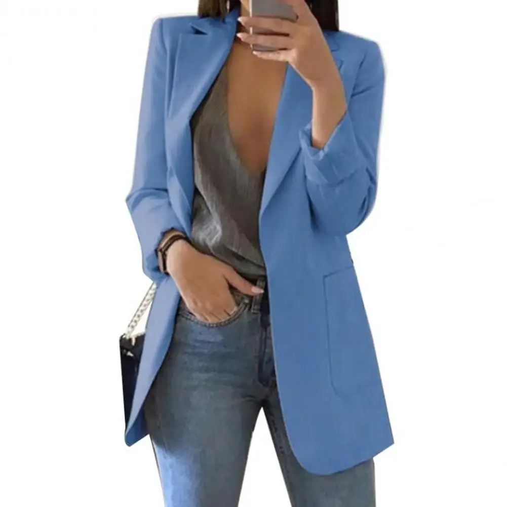 Fashion Lapel Long Sleeve Business Women Blazer Thin Coat Suit Jacket Female blazers Outerwear With Shoulder Cotton
Fashion Lapel Long Sleeve Business Women Blazer Thin Coat Suit Jacket Female blazers Outerwear With Shoulder Cotton
