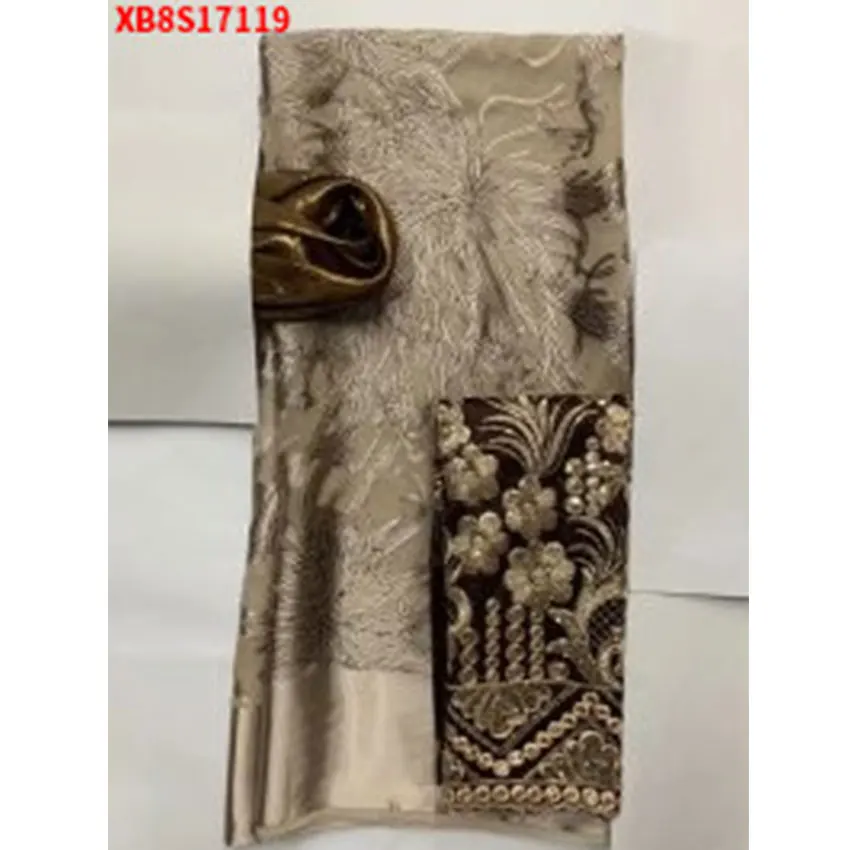 Colorful African French Lace Fabric Nigerian Tulle 2Yards (scarf) + 3.65Yards (clothes) + 2Yards (skirt) XB8S17119
Colorful African French Lace Fabric Nigerian Tulle 2Yards (scarf) + 3.65Yards (clothes) + 2Yards (skirt) XB8S17119