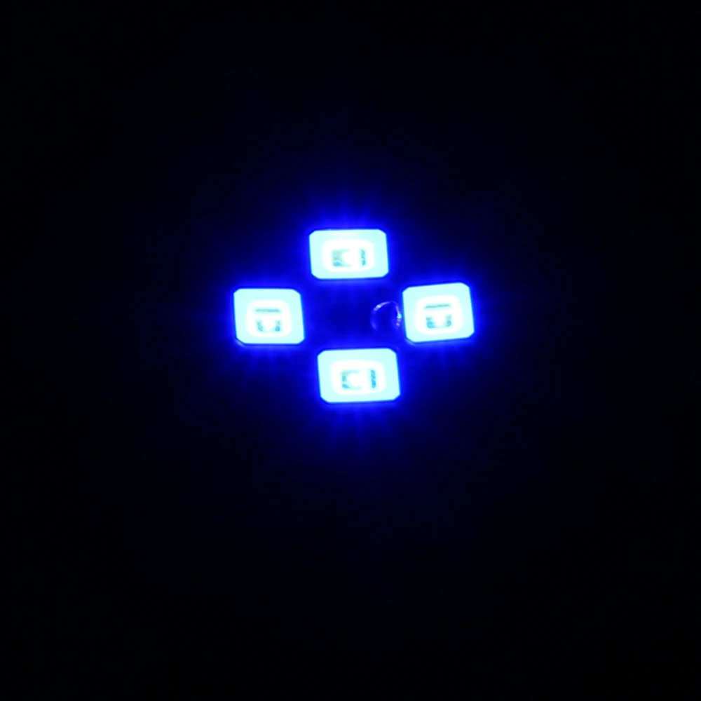 

Mayitr 10pcs T10 W5W 194 2825 4SMD LED Bulb Blue Auto Wedge Dashboard Gauge Cluster Indicator Light for Car Lighting