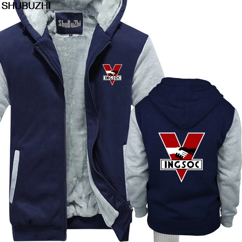 Mens 1984 INGSOC George Orwell thick hoodies Big Brother Distressed Design Bladerunner warm winter thick hoodies men sbz1437
Mens 1984 INGSOC George Orwell thick hoodies Big Brother Distressed Design Bladerunner warm winter thick hoodies men sbz1437
