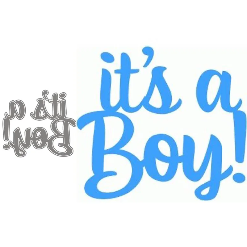 Metal Cutting Dies It's a Boy Stencils For DIY Scrapbooking Decorative Embossing Handcraft Die Cutting Template
Metal Cutting Dies It's a Boy Stencils For DIY Scrapbooking Decorative Embossing Handcraft Die Cutting Template