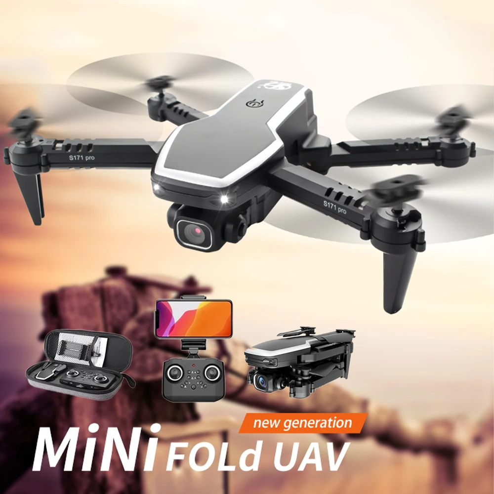 S171 Pro Mini RC Drone Toys 2.4GHz Anti-interference Air Pressure Altitude Hold Foldable Quadcopter Professional Drone Toy
S171 Pro Mini RC Drone Toys 2.4GHz Anti-interference Air Pressure Altitude Hold Foldable Quadcopter Professional Drone Toy