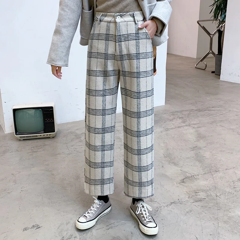 2020 autumn winter nine-point pants loose straight women's regular casual style polyester material fashion versatile loose
2020 autumn winter nine-point pants loose straight women's regular casual style polyester material fashion versatile loose