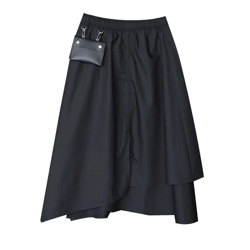 XITAO Personality Irregular Patchwork Skirt Solid Black Draw String Elastic Waist Women Summer New Street Trendy WMD0866
XITAO Personality Irregular Patchwork Skirt Solid Black Draw String Elastic Waist Women Summer New Street Trendy WMD0866