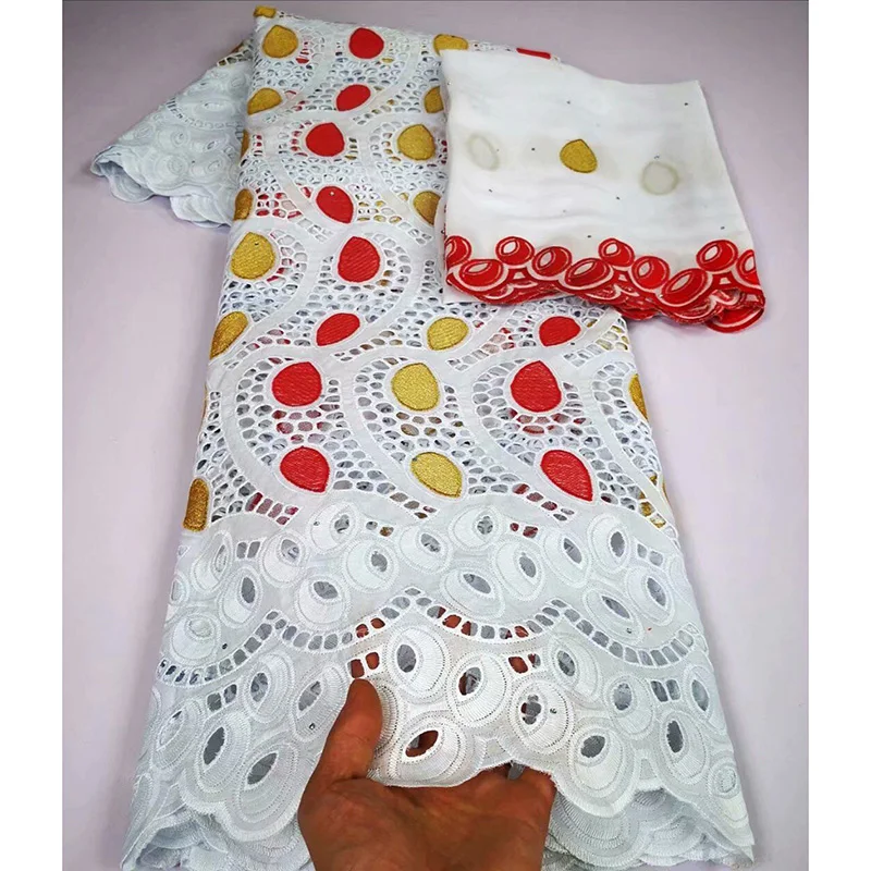 Multi-colors design Swiss Voile Lace wonderful pattern with stones 5+2 yards YCS19 hollowed out Dress Fabric 100% Cotton fabric
Multi-colors design Swiss Voile Lace wonderful pattern with stones 5+2 yards YCS19 hollowed out Dress Fabric 100% Cotton fabric