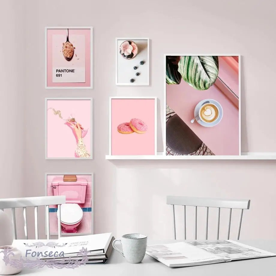 Donut Candy Coffee Dessert Posters and Prints Pink Toilet Balloon Canvas Painting Nordic Wall Art Decorative Pictures for Home
Donut Candy Coffee Dessert Posters and Prints Pink Toilet Balloon Canvas Painting Nordic Wall Art Decorative Pictures for Home