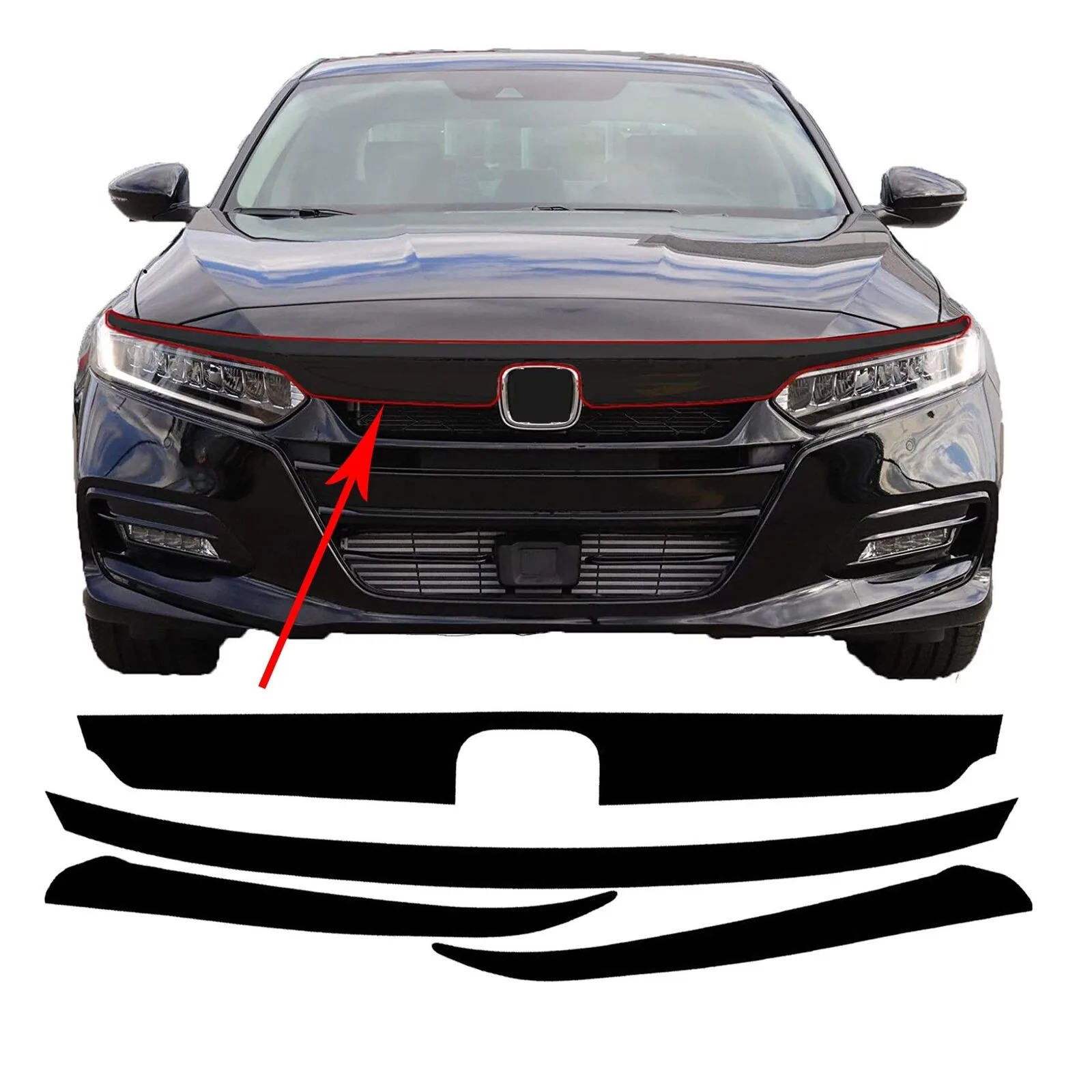 Easy Installation Car Sticker For Honda Accord Front Grille High Quality Precut Vinyl Trim
Easy Installation Car Sticker For Honda Accord Front Grille High Quality Precut Vinyl Trim