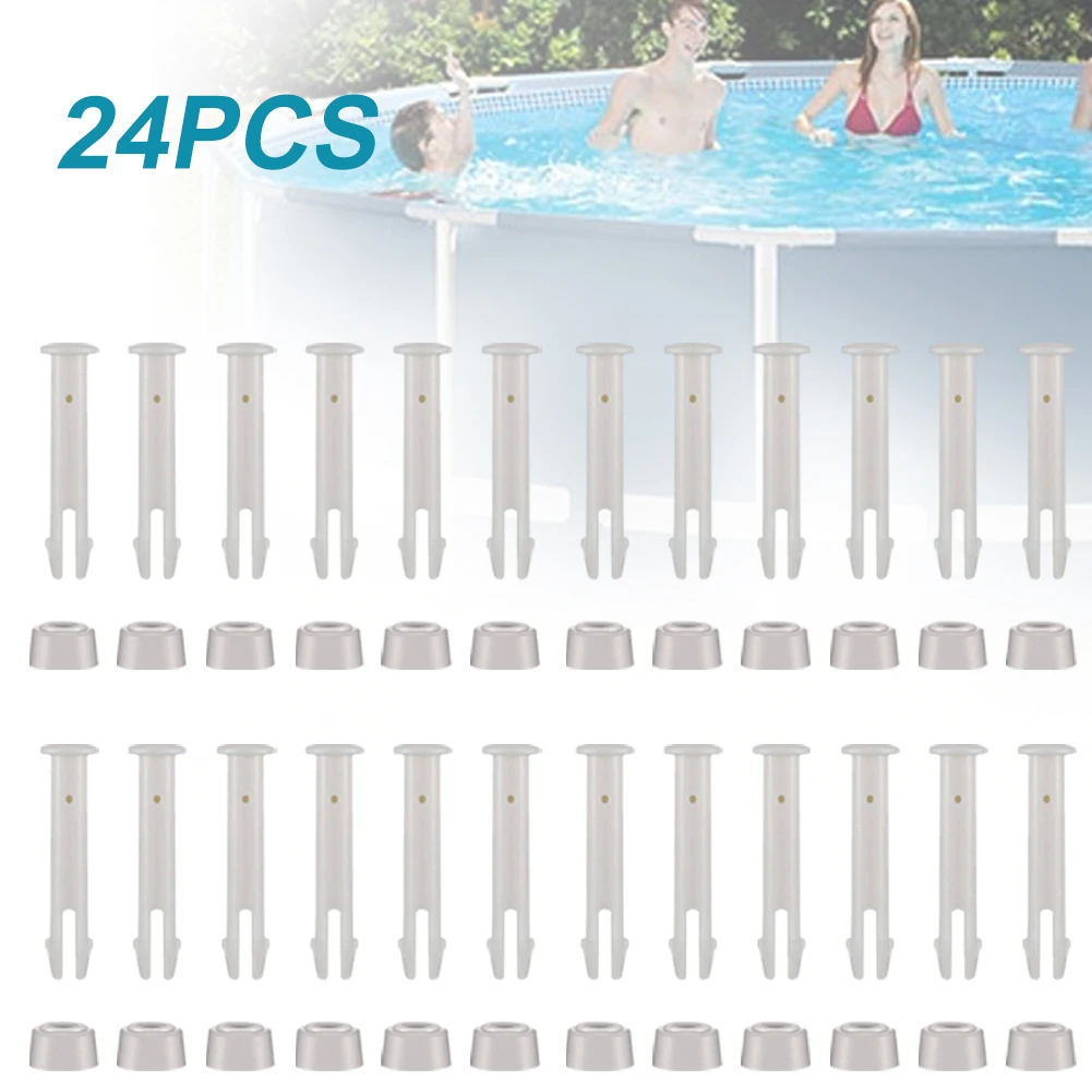 24Pcs ABS Pool Joint Pins pool replacement parts 6cm/2.36in Cap Set Seals for Intex Swimming Pool Replacement Parts 28270-28273
24Pcs ABS Pool Joint Pins pool replacement parts 6cm/2.36in Cap Set Seals for Intex Swimming Pool Replacement Parts 28270-28273