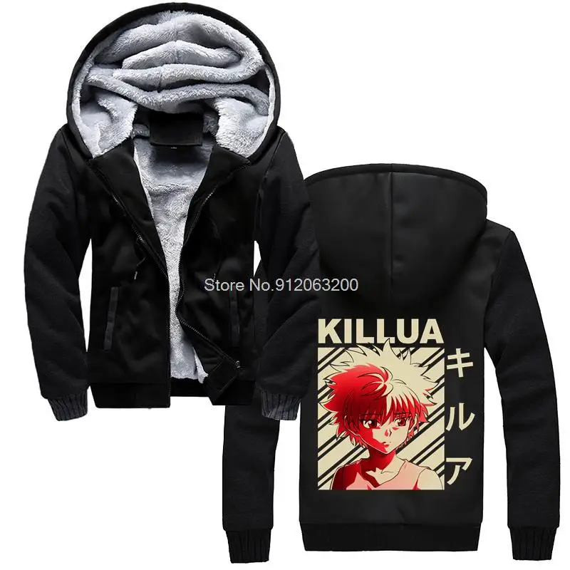 Tvoe Hunter X Hunter Anime Manga Hoodies Killua Zoldyck Men Winter Thicken Hoodies Hooded Sweatshirt Streetwear
Tvoe Hunter X Hunter Anime Manga Hoodies Killua Zoldyck Men Winter Thicken Hoodies Hooded Sweatshirt Streetwear