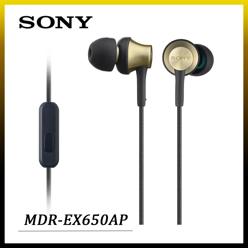Original Sony MDR-EX650AP In-ear Headset Wired with Microphone High-quality Bass Headset for Boys and Girls for Android Huawei
Original Sony MDR-EX650AP In-ear Headset Wired with Microphone High-quality Bass Headset for Boys and Girls for Android Huawei