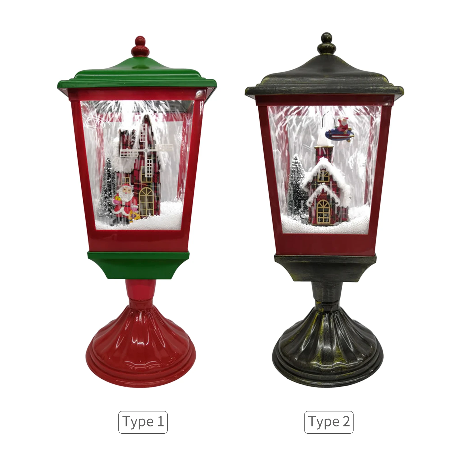 Christmas Musical Snow Lantern LED Fairy Lights Lamp Santa Claus Shaped Hanging Lighting with 3 Lovely Songs for Christmas Party
Christmas Musical Snow Lantern LED Fairy Lights Lamp Santa Claus Shaped Hanging Lighting with 3 Lovely Songs for Christmas Party
