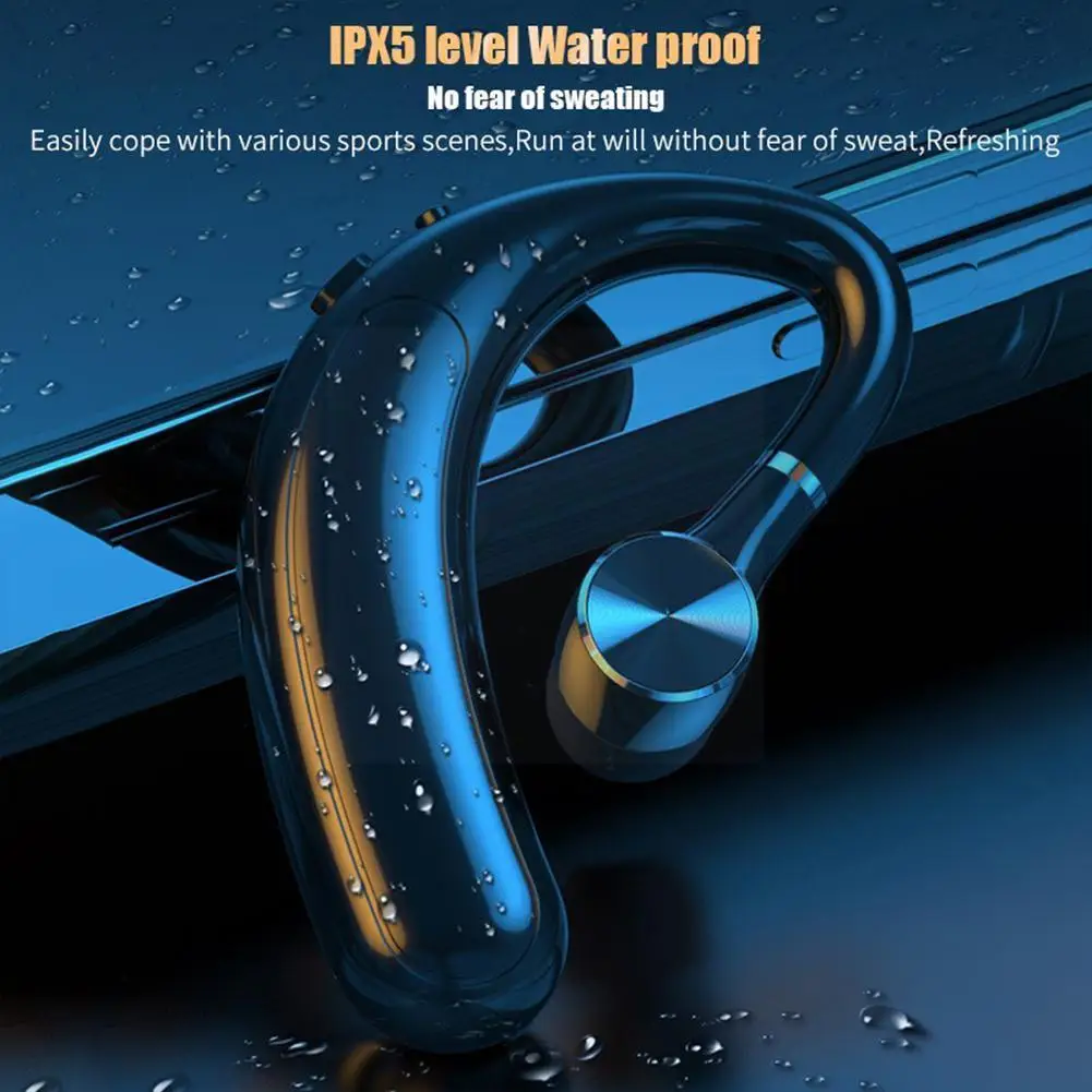 New Waterproof F18 Bluetooth-Compatible Headset 5.0 Sports Standby Long-time Headphone For Mobile Phone Wireless I6A2
New Waterproof F18 Bluetooth-Compatible Headset 5.0 Sports Standby Long-time Headphone For Mobile Phone Wireless I6A2