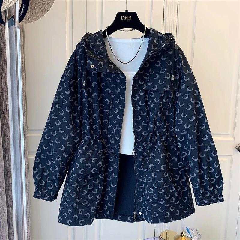 Korea loose moon print jacket 2021 summer new sunscreen cardigan jacket women casual long-sleeved hooded mid-length jacket
Korea loose moon print jacket 2021 summer new sunscreen cardigan jacket women casual long-sleeved hooded mid-length jacket
