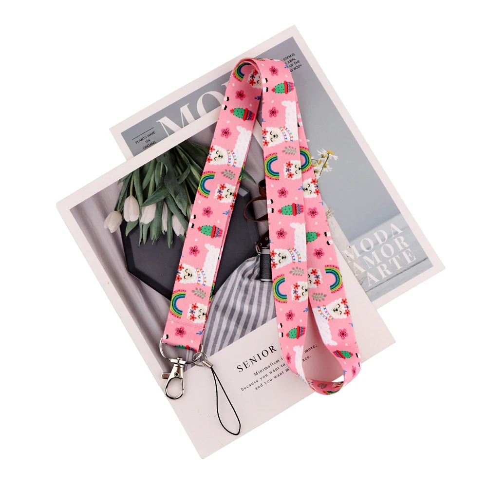 24pcs/lot MD1081 DMLSKY Cartoon Alpaca Lanyard Keychain keys Badge ID Mobile Phone Rope Lanyard With Card Holder Cover
24pcs/lot MD1081 DMLSKY Cartoon Alpaca Lanyard Keychain keys Badge ID Mobile Phone Rope Lanyard With Card Holder Cover