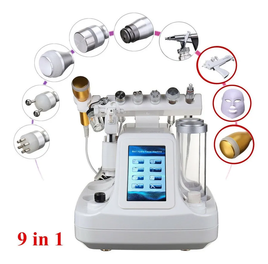 9 IN 1 BIO light RF hydro oxygen water jet peeling machine pore blackhead vacuum face cleaning cleaner facial massage skin care
9 IN 1 BIO light RF hydro oxygen water jet peeling machine pore blackhead vacuum face cleaning cleaner facial massage skin care