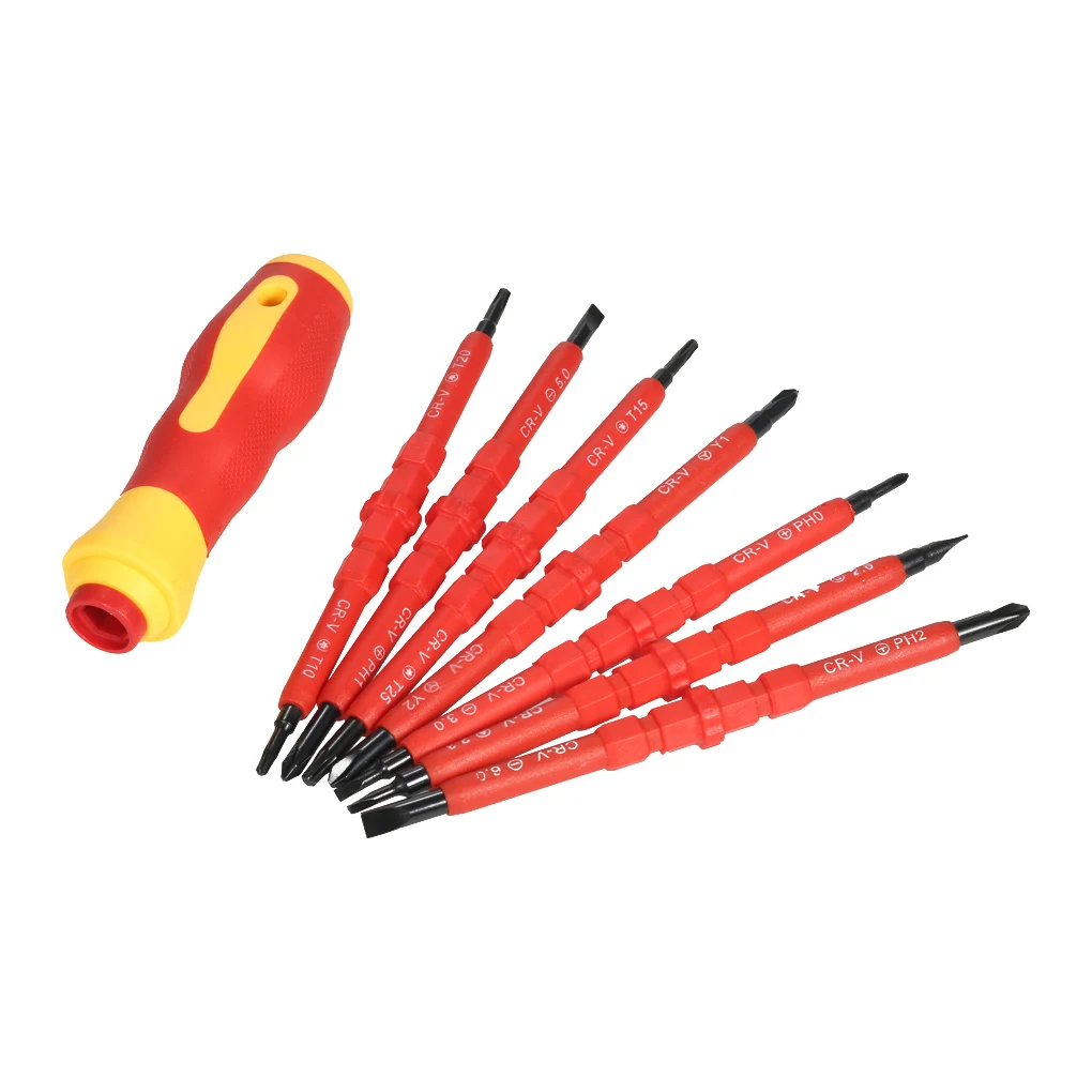 Screwdriver Set Dual-Headed Screw Drivers Hand Electrician Woodworking Tool Multi-Screwdriver Interchangeable Accessories
Screwdriver Set Dual-Headed Screw Drivers Hand Electrician Woodworking Tool Multi-Screwdriver Interchangeable Accessories