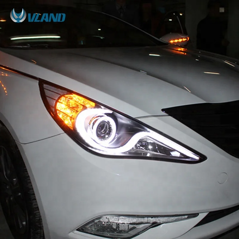 Car LED Headlight For Hyundai Sonata Head Lamp 2009-2011 with Angel Eye and Bi-xenon Projector
Car LED Headlight For Hyundai Sonata Head Lamp 2009-2011 with Angel Eye and Bi-xenon Projector