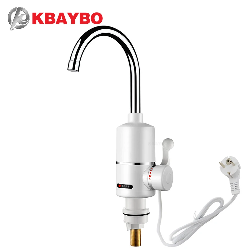 KBAYBO 3000 Вт водонагреватель смеситель для ванной комнаты кухонный кран на одну