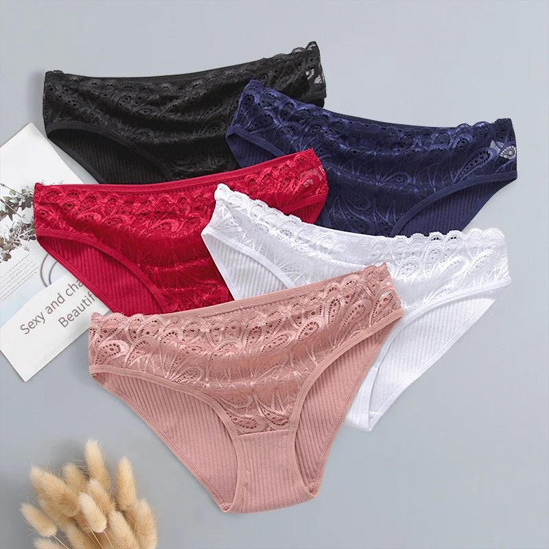 New Women's Cotton Lace Panties Underwear Soft Girls Solid Color Briefs Sexy Sport Fashion Underpants Lingerie Female intimate
New Women's Cotton Lace Panties Underwear Soft Girls Solid Color Briefs Sexy Sport Fashion Underpants Lingerie Female intimate