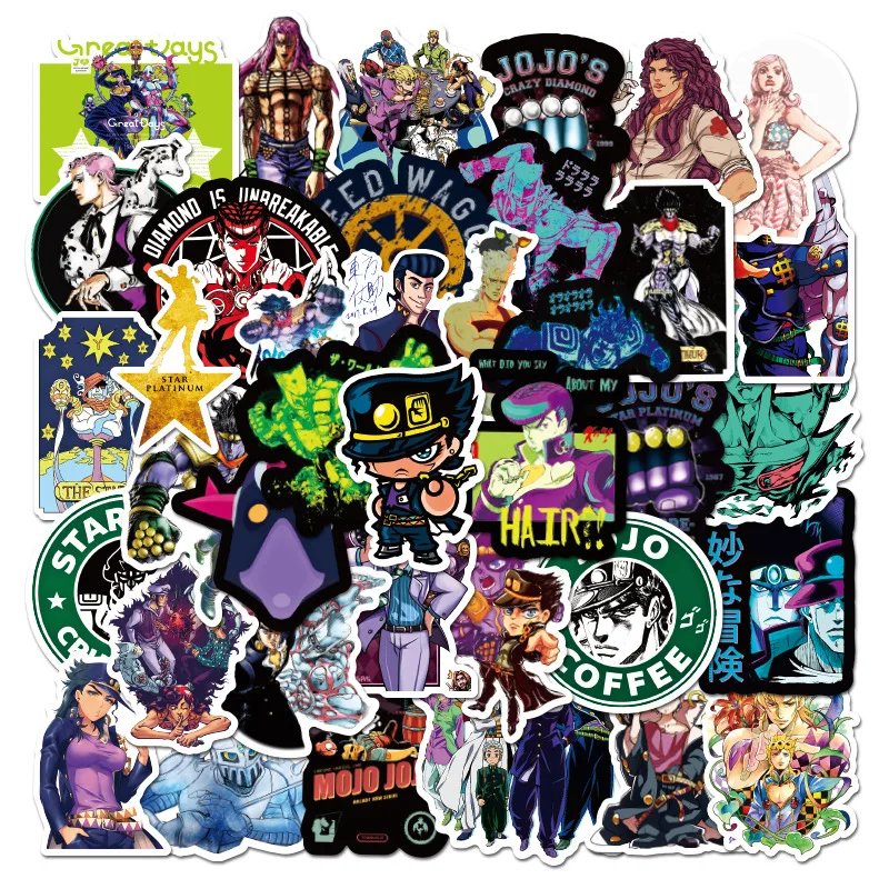 10/50/100PCS JoJo Bizarre Adventure Anime Stickers Laptop Water Bottle Skateboard Waterproof Graffiti Decal Sticker Pack Kid Toy
10/50/100PCS JoJo Bizarre Adventure Anime Stickers Laptop Water Bottle Skateboard Waterproof Graffiti Decal Sticker Pack Kid Toy