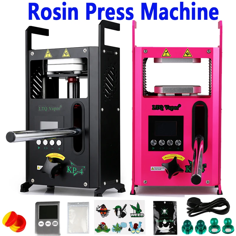 

4ton Hydraulic Vapor KP-4 Rosin Press Machine Heat Press 4x4 inch Power dual heated plates Portable Oil Wax Extracting Tool
