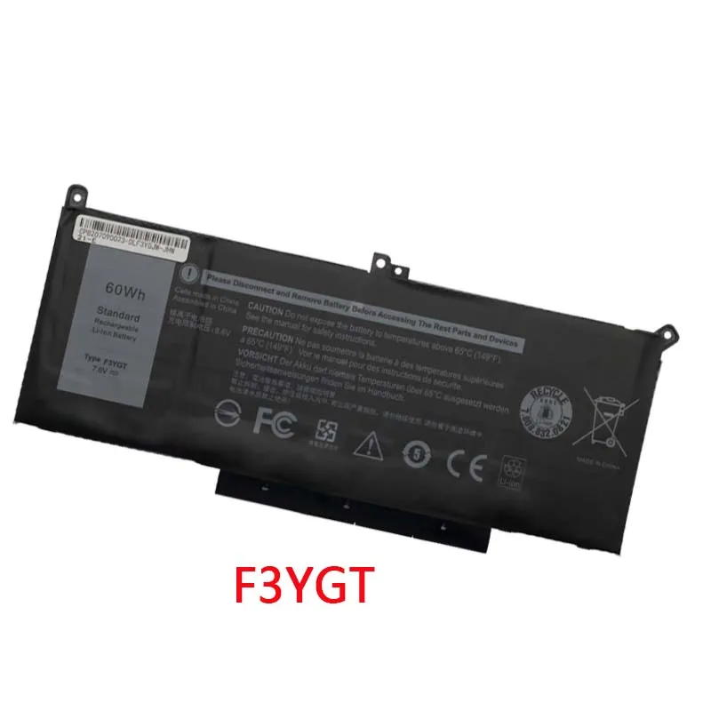 Новый аккумулятор для ноутбука DELL Latitude 7280 7290 7380 7390 7480 7490 F3YGT
Новый аккумулятор для ноутбука DELL Latitude 7280 7290 7380 7390 7480 7490 F3YGT