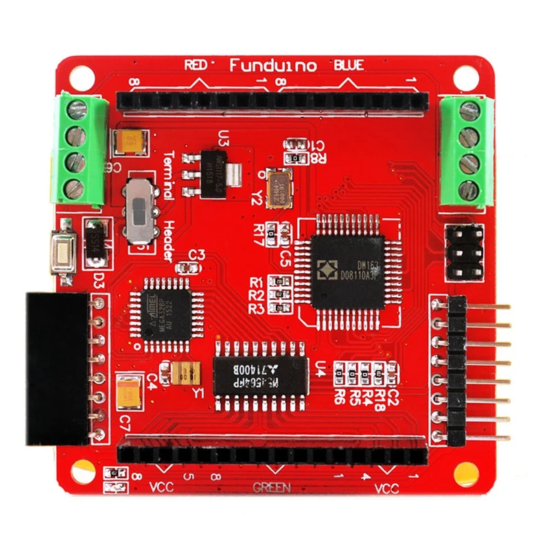 RGB Dot Matrix Driver Board Full Color Support Hardware URAT and IIC Communication Mode for Arduino
RGB Dot Matrix Driver Board Full Color Support Hardware URAT and IIC Communication Mode for Arduino