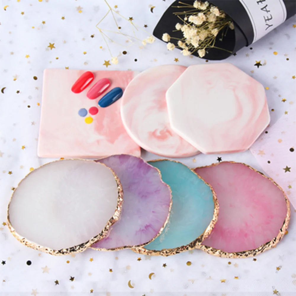1pc Natural Resin Agate Nail Art Display Showing Shelf Board Round Nail Art Practice Color Mixer Palette Plate Nail Salon Tools
1pc Natural Resin Agate Nail Art Display Showing Shelf Board Round Nail Art Practice Color Mixer Palette Plate Nail Salon Tools