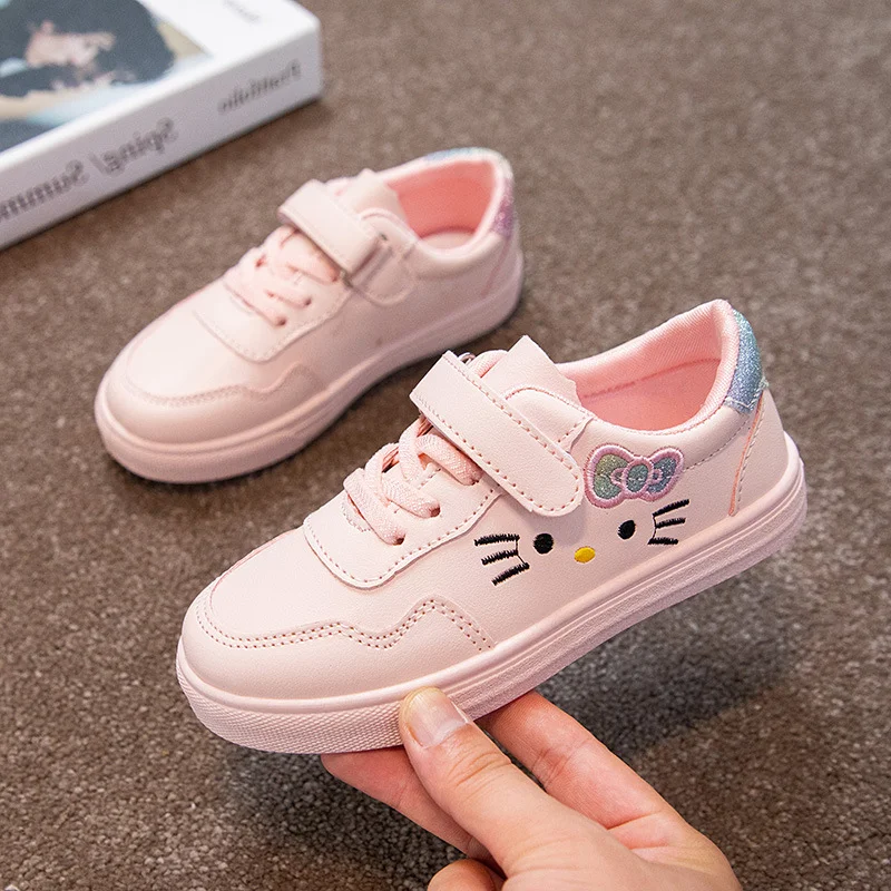 Girls' Little White Shoes Children's Board Shoes Little Girls' Leather Students' Casual Sports Shoes
Girls' Little White Shoes Children's Board Shoes Little Girls' Leather Students' Casual Sports Shoes