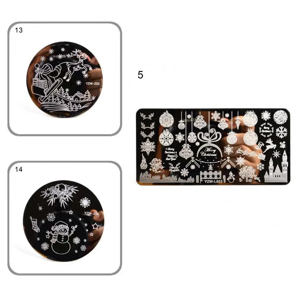 Versatile Nail Stamping Plate DIY Solid Nail Decoration Images Templates Nail Transfer Plate Manicure Printing Mold
Versatile Nail Stamping Plate DIY Solid Nail Decoration Images Templates Nail Transfer Plate Manicure Printing Mold