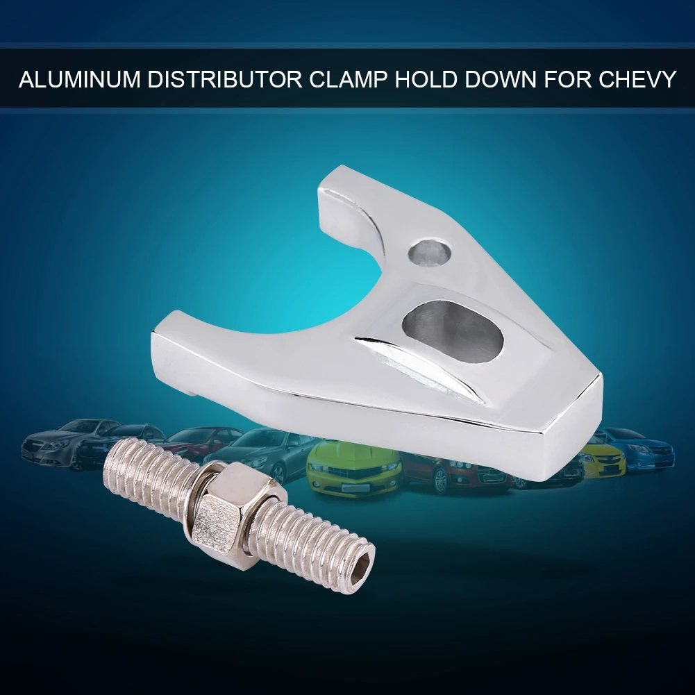 Chrome Billet Aluminum Distributor Clamp Hold Down for Chevy SBC BBC SB BB HEI Electronic
Chrome Billet Aluminum Distributor Clamp Hold Down for Chevy SBC BBC SB BB HEI Electronic