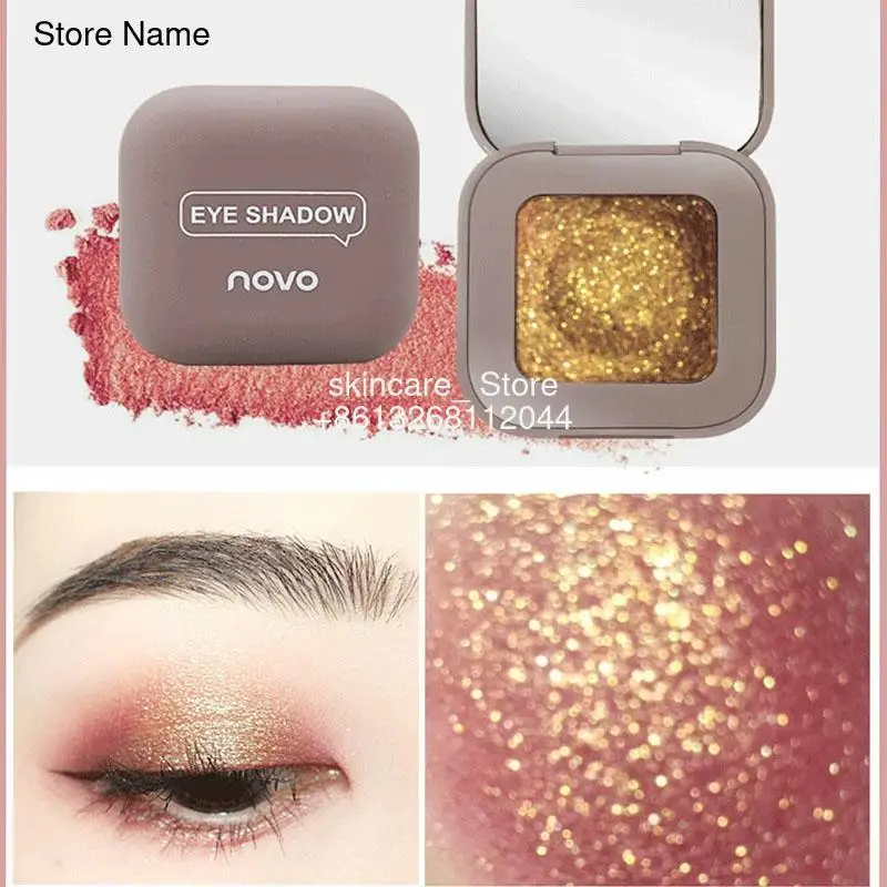 Novo Shine Glitter Eyeshadow Makeup Eye Shadow Palette Sparkling Duochrome Polarize Eyeshadow Pigment Cosmetics 10 color
Novo Shine Glitter Eyeshadow Makeup Eye Shadow Palette Sparkling Duochrome Polarize Eyeshadow Pigment Cosmetics 10 color