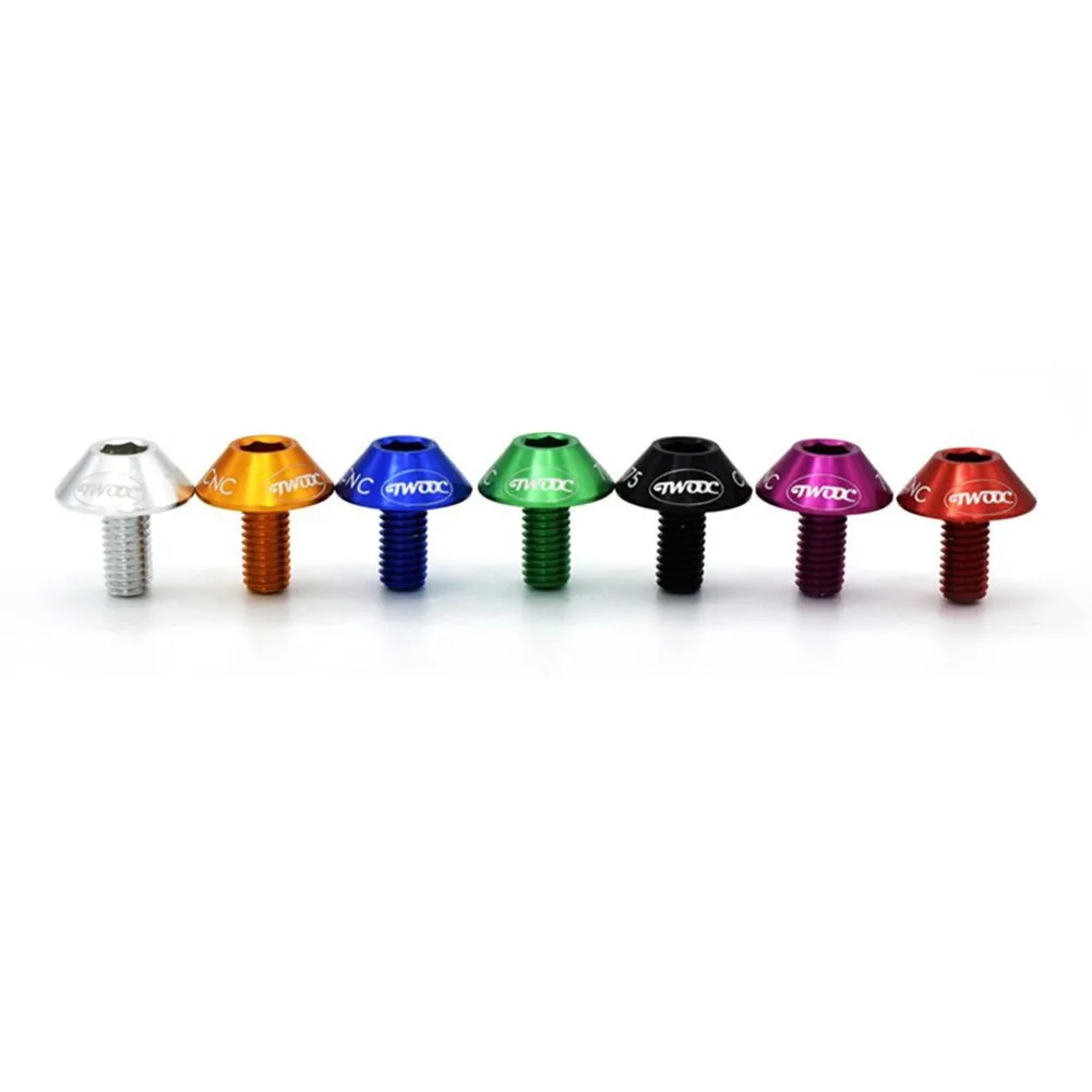 2Pcs Bottle Cage Holder Screws Aluminum Alloy 7075 M5*12 Colorful Mountain Bike Accessories Bolts Anti-corrosion Cycling Parts
2Pcs Bottle Cage Holder Screws Aluminum Alloy 7075 M5*12 Colorful Mountain Bike Accessories Bolts Anti-corrosion Cycling Parts