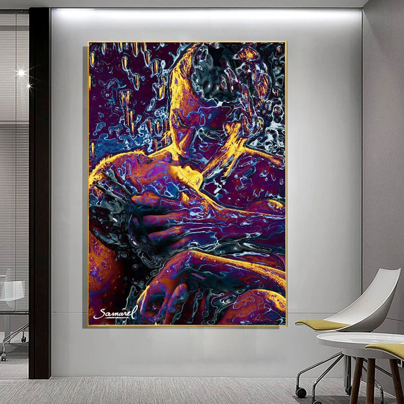 Abstract Sexy Man Woman Nude Kiss Canvas Paintings Wall Art Print Posters Pictures Fashion Sexy Oil Painting Bedroom Home Decor
Abstract Sexy Man Woman Nude Kiss Canvas Paintings Wall Art Print Posters Pictures Fashion Sexy Oil Painting Bedroom Home Decor